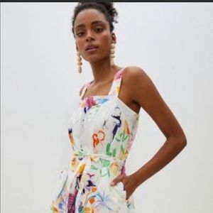 Anthropologie maeve pained Fiorela dress